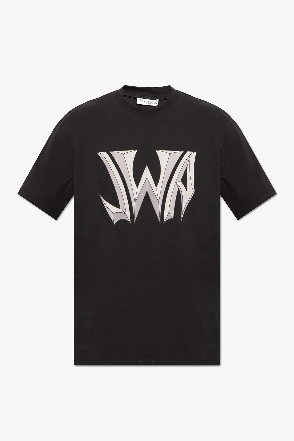 【送料&関税込】J.W. Anderson Jw Anderson T-shirt With Logo Black T-shirt with logo JW Anderson - Vitkac AS